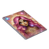 Notitieboek voor stralende reflecties van gloeiend (Rechterzijde)