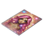 Notitieboek voor stralende reflecties van gloeiend (Linkerzijde)