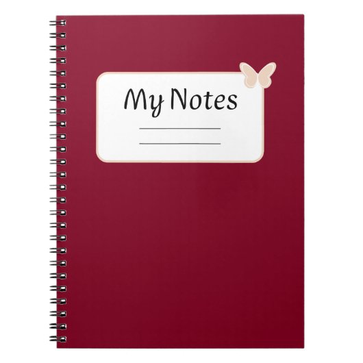 Notitieboek voor studenten (terug naar school) (Voorkant)
