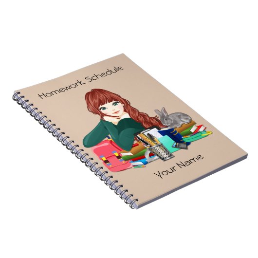 Notitieboek voor thuiswerk (Rechterzijde)