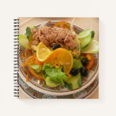 Notitieboek voor tonijn-salade (Voorkant)