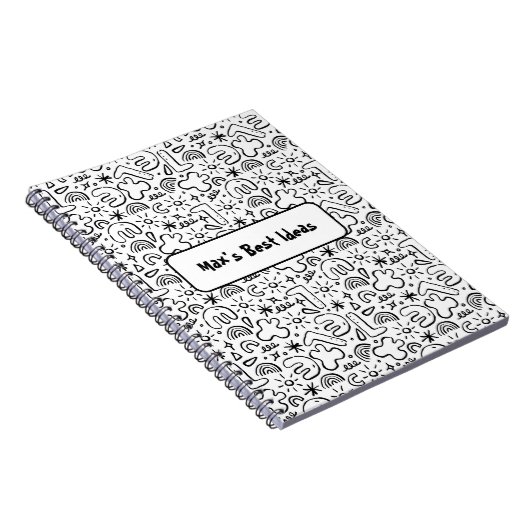 Notitieboek voor uw ideeën (Rechterzijde)