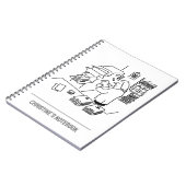 Notitieboek voor vrouwelijke drukker (Linkerzijde)