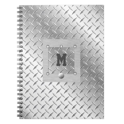 Notitieboek voor wervelfoto's van metalen en staal (Voorkant)