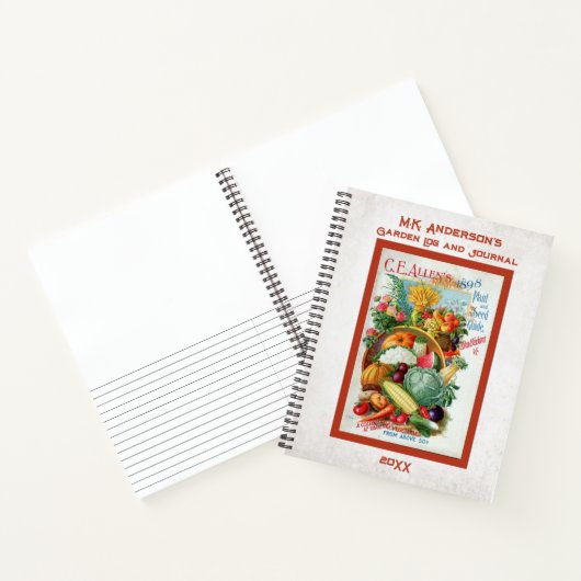  Notitieboek voor zaaizaad Aangepast spiraal (Binnen)