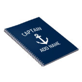 Notitieboek voor zeeveranker van de gezagvoerder (Rechterzijde)