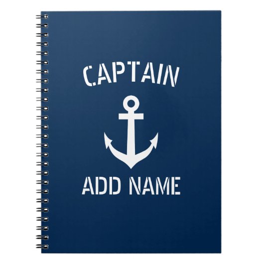 Notitieboek voor zeeveranker van de gezagvoerder (Voorkant)