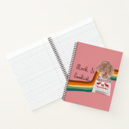 Notitieboek voor zwarte boekomslag