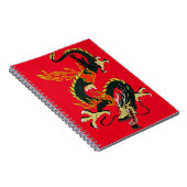 Notitieboek voor zwarte Chinese draak (Rechterzijde)