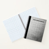 NOTITIEBOEK VOOR ZWARTE GRAPH PAPIER ONTWERP (Binnen)