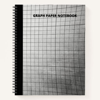 NOTITIEBOEK VOOR ZWARTE GRAPH PAPIER ONTWERP