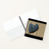Notitieboek w. afbeelding van steen + inspirerend (Binnen)