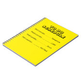 Notitieboek wasprogramma uitvoeren (Linkerzijde)