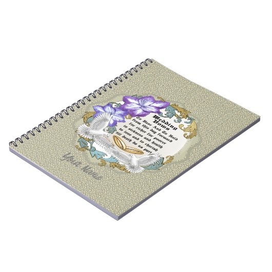 Notitieboek Wedding Vows (Linkerzijde)