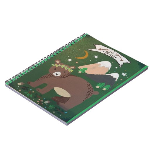 notitieboek "Wees moedig" (Linkerzijde)