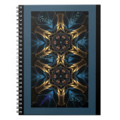 Notitieboek Wild Blue & Gold Design Journal (Voorkant)