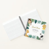 notitieboek wild safari oerwoud baby shower guestb (Binnen)