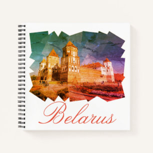 Notitieboek Wit-Russische Natuur Mir Castle Archit