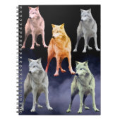 notitieboek wolf (Voorkant)