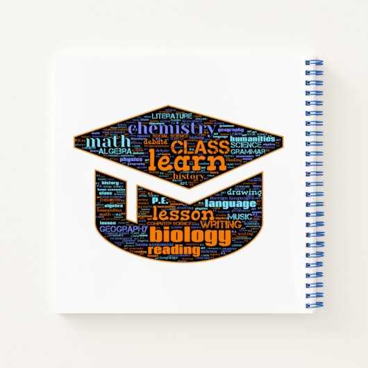 Notitieboek - Word Cloud (Achterkant)
