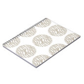 Notitieboek Zebra Print Polka Dots (Linkerzijde)