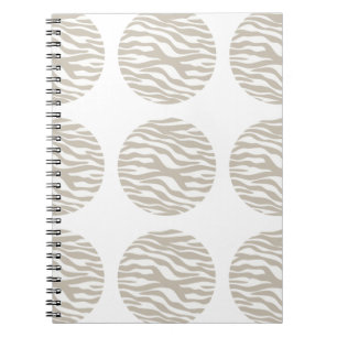 Notitieboek Zebra Print Polka Dots