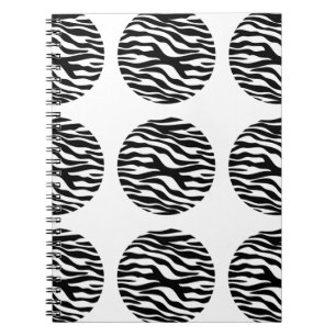 Notitieboek Zebra Print Polka Dots