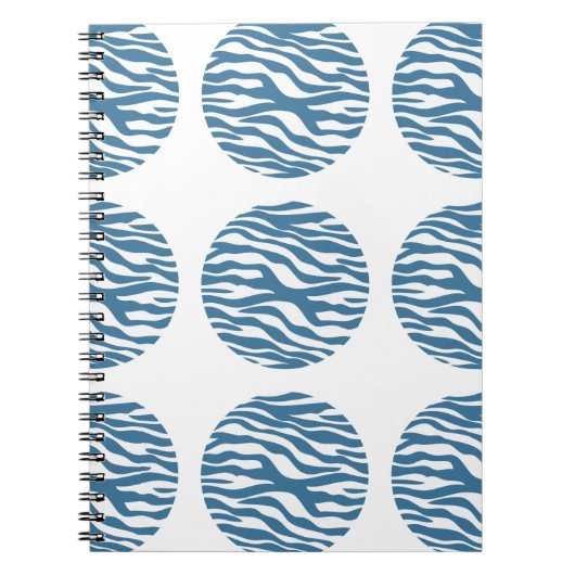 Notitieboek Zebra Print Polka Dots (Voorkant)