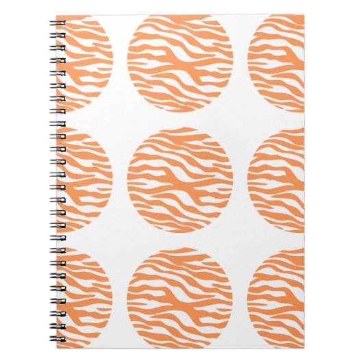 Notitieboek Zebra Print Polka Dots (Voorkant)