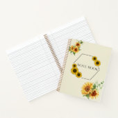 notitieboek zonnebloem (Binnen)