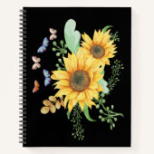 notitieboek zonnebloempitten (Voorkant)