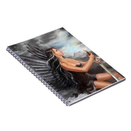 Notitieboek Zwarte engel (Rechterzijde)