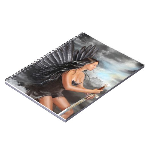 Notitieboek Zwarte engel (Linkerzijde)