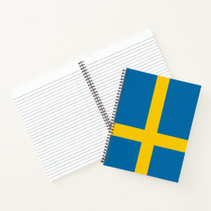 Notitieboek Zweedse vlag (Zweden)