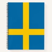 Notitieboek Zweedse vlag (Zweden) (Voorkant)