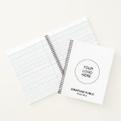 Notitieboeken bedrijfstekst toevoegen (Binnen)