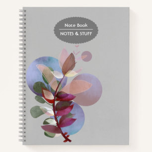 Notitieboeken met kleurrijke bloemen