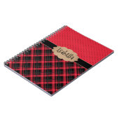 Notitieboeken retro, retro, plaid, lucifer (Linkerzijde)
