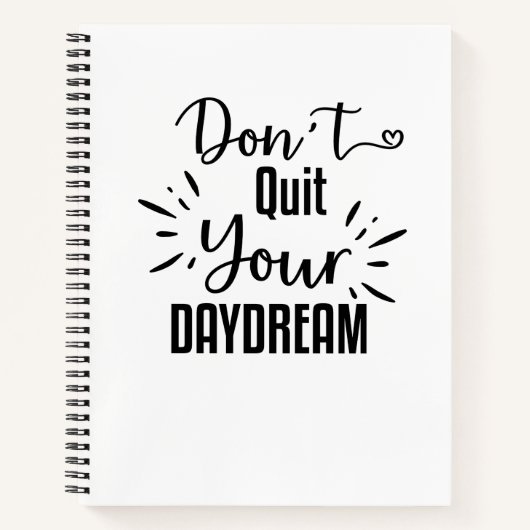 Notitieboeken - Stop je dagdromen niet! (Voorkant)