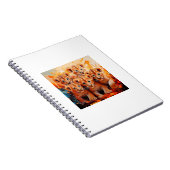 Notitieboeken - vijf leeuwenwelpen kunstwerk (Rechterzijde)