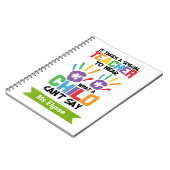 Notitieboeken voor de waardering van leraren speci (Linkerzijde)