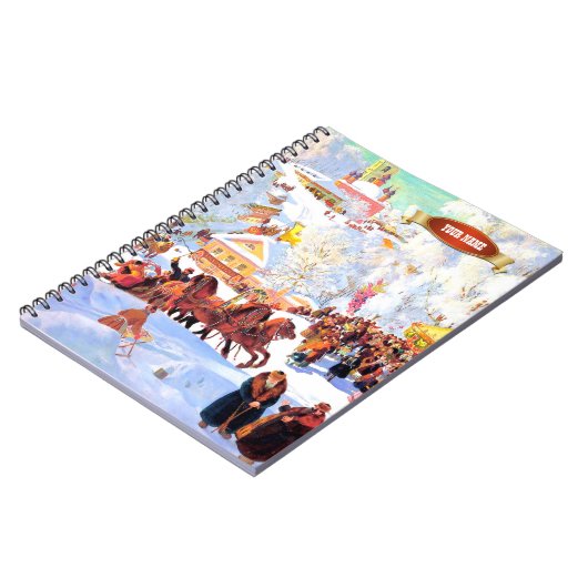 Notitieboeken voor kerstcadeautjes voor de Russisc (Linkerzijde)