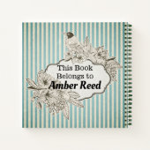 Notitieboeken voor vogel en stripes (Achterkant)