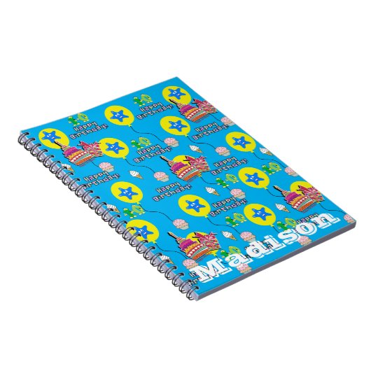 Notitieboekje, #10 Gelukkige 10e verjaardag Notiti Notitieboek (Rechterzijde)