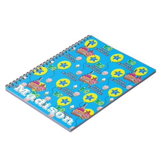 Notitieboekje, #10 Gelukkige 10e verjaardag Notiti Notitieboek (Linkerzijde)