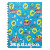 Notitieboekje, #10 Gelukkige 10e verjaardag Notiti Notitieboek (Voorkant)