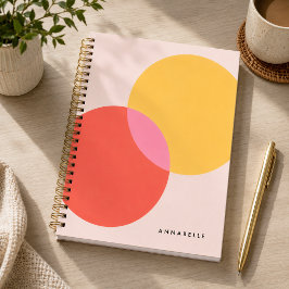 Notitieboekje | Aangepast abstract kleurblok journ Notitieboek