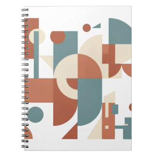 Notitieboekje creatief geometrisch ontwerp notitieboek