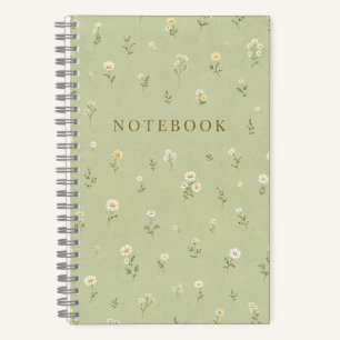 Notitieboekje Little Wildflowers –  Gestippeld Dag Notitieboek