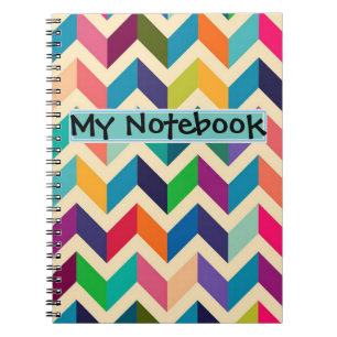 Notitieboekje - Meerkleurige Zigzag Notitieboek